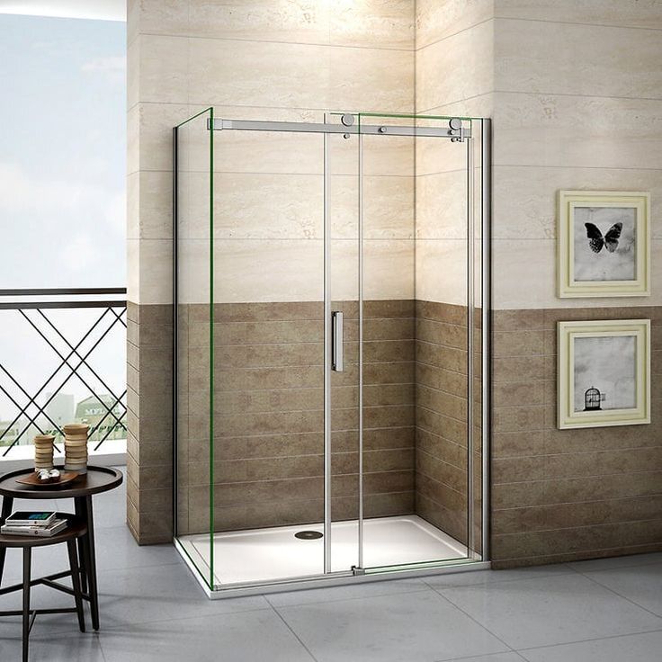 Cabine De Douche Coulissante 130x70x195cm, Porte De Douche 130cm + Paroi Latérale, Verre 8mm Anticalcaire